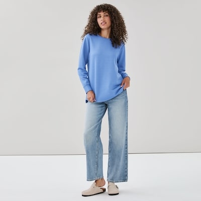 Chandail long en tricot Novelti Classics - Bleu