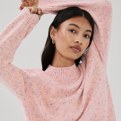 NVLT Crewneck Sweater - Light Pink