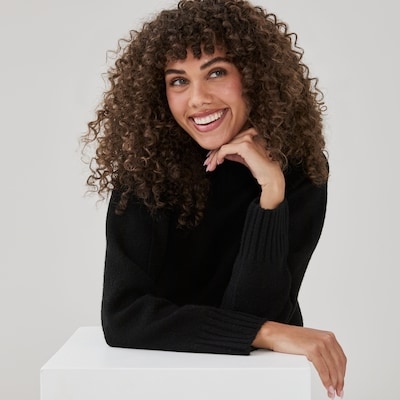 NVLT High Neck Sweater - Black