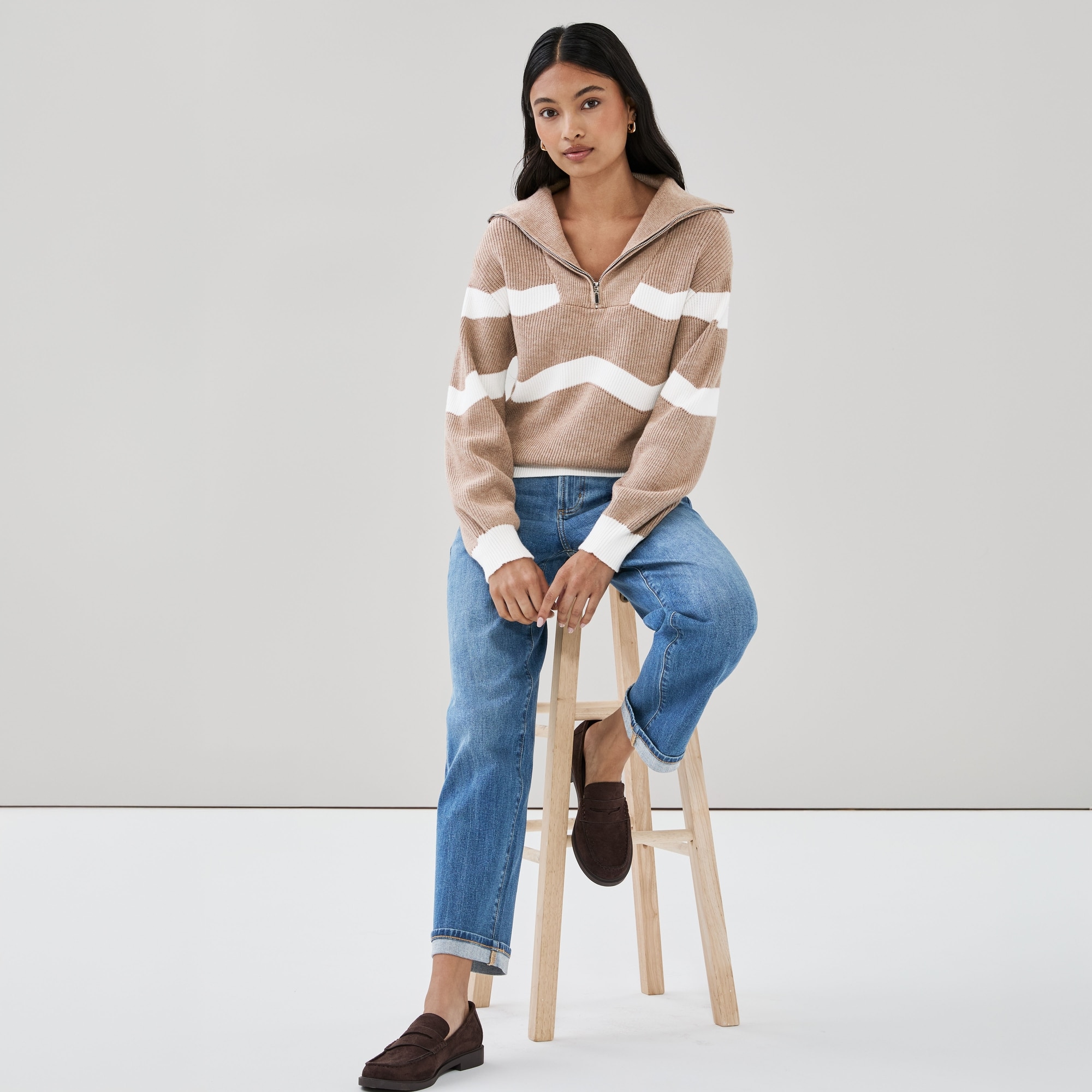 NVLT Half-Zip Sweater
