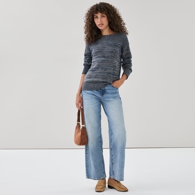 NVLT Crewneck Sweater - Navy Mix