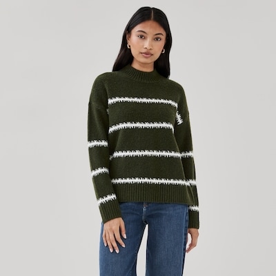 NVLT Mock Neck Sweater - Olive