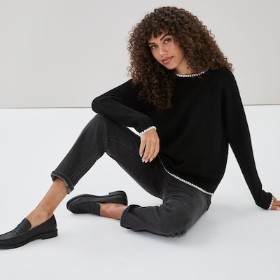 NVLT Crewneck Sweater - Black