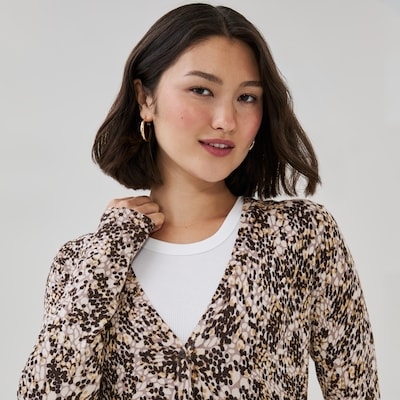 Joe Fresh F6WR079006 VS CARDIGAN, P, GR 1 ea, 35,00 $/1ch