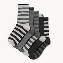Joe Fresh Ens. de 5 paires de chaussettes tube pour garçons 1 ea, 10,00 $/1ch