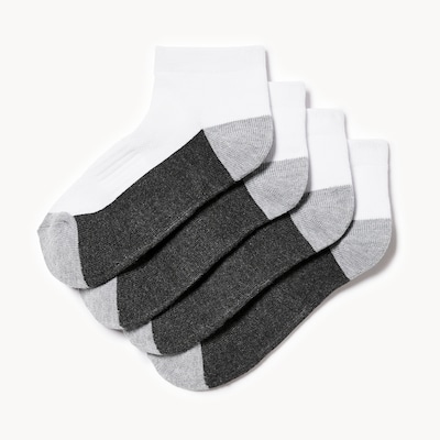Joe Fresh Kid Boys' 4-Pack Anklets 1 ea, $8.00/1ea