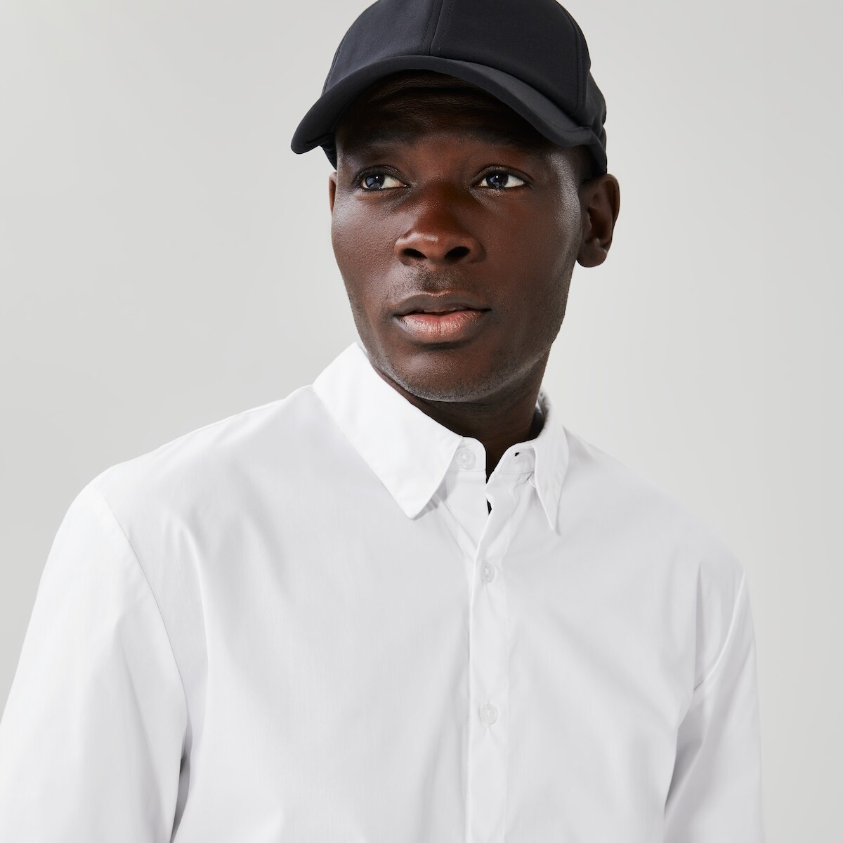 Mens On-the-Go Button-Down - White