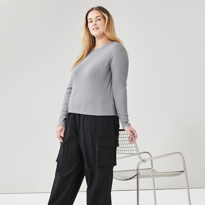 Haut manches longues en tricot ctel Femmes+