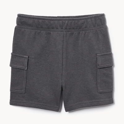 Baby Boys' Terry Cargo Short - Charcoal