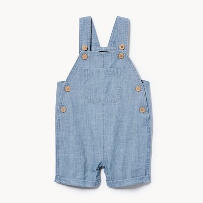 Salopette short pour bbs garons