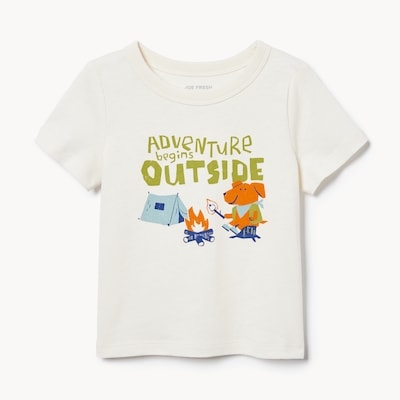 Baby Boys' Graphic T-Shirt - Off White