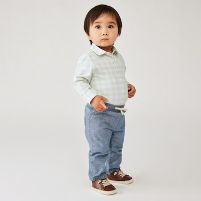 Cache-couche tiss pour bbs garons