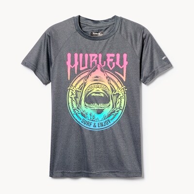  T-shirt à manches courtes Hurley pour garçons 1 ea, 9,99 $/1ch