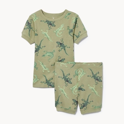 Toddler Boys' 2-Piece Pajama Set - Light Khaki Green