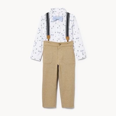 Ens. 2pices avec bretelles pour petits garons