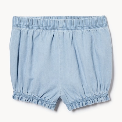 Baby Girls' Denim Bloomer - Light Aqua