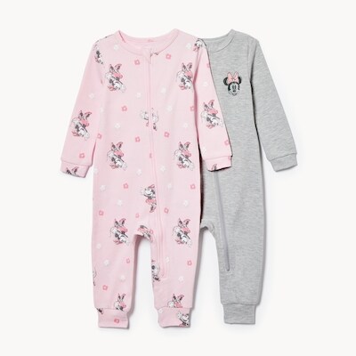 Ens. de 2dormeuses Minnie Mouse pour bbs filles