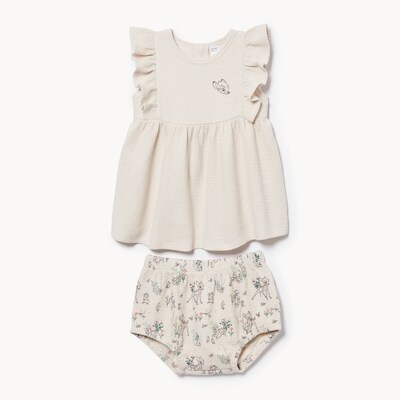 Ens. Bambi avec robe pour bbs filles