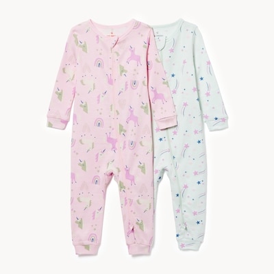Joe Fresh Baby Girls' 2-Pack Sleepers 1 ea, $24.00/1ea