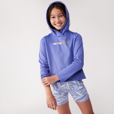 Kid Girls' Active Fleece Hoodie