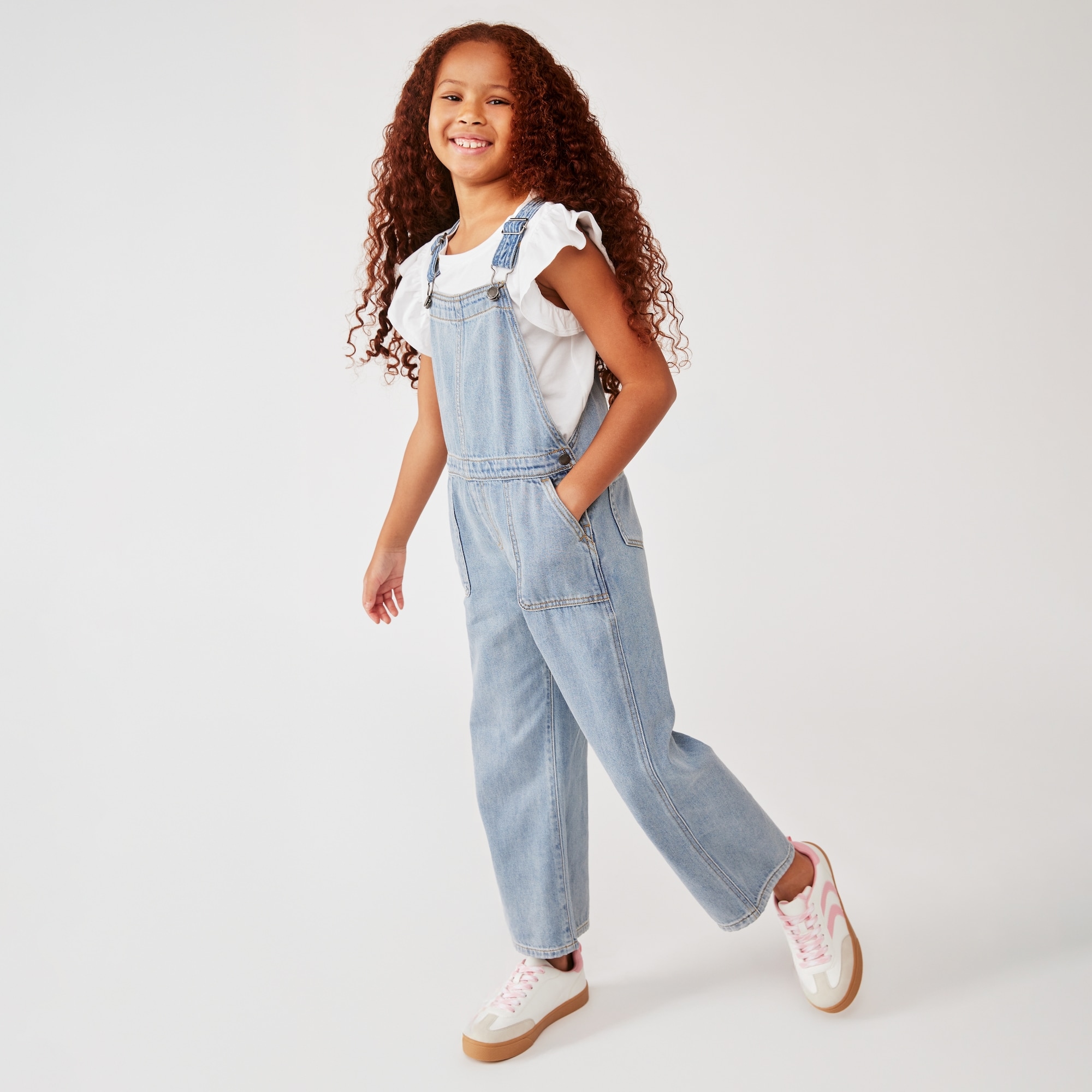 Kid Girls' Denim Overall