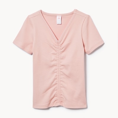 T-shirt avec ruch sur lavant pour filles