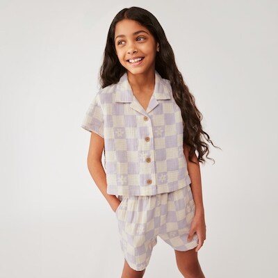 Chemisier de plage en gaze pour filles