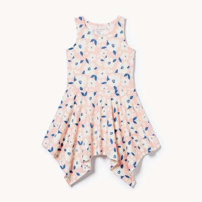 Robe ourlet mouchoir pour filles
