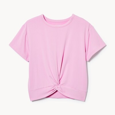 Kid Girls' Active Twist Front T-Shirt