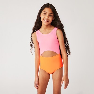Kid Girls' Cutout Swimsuit