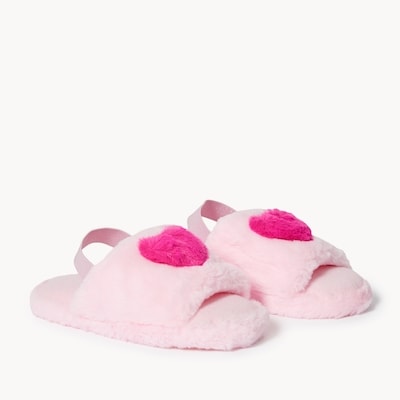 Kid Girls' Faux Fur Slippers - Pink