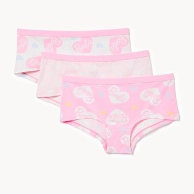Kid Girls' 3-Pack Barbie Boyshorts