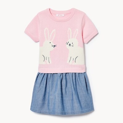 Robe-chandail pour petites filles