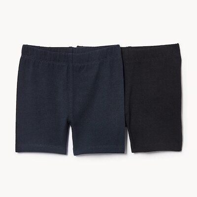 Toddler Girls' 2-Pack Bike Shorts - JF Black