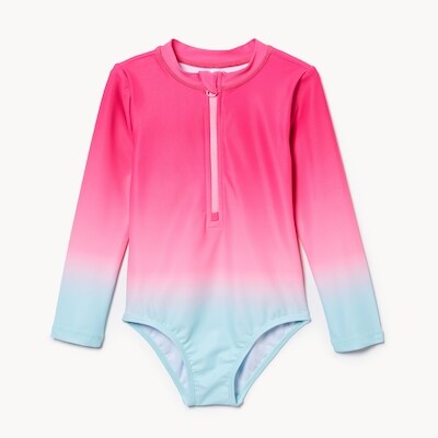 Maillot de bain solaire pour petites filles