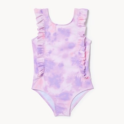 Maillot de bain volants pour petites filles