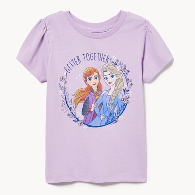 T-shirt La Reine des Neiges pour petites filles
