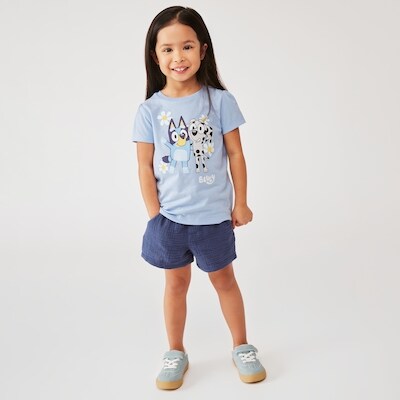 T-shirt Bluey pour petites filles