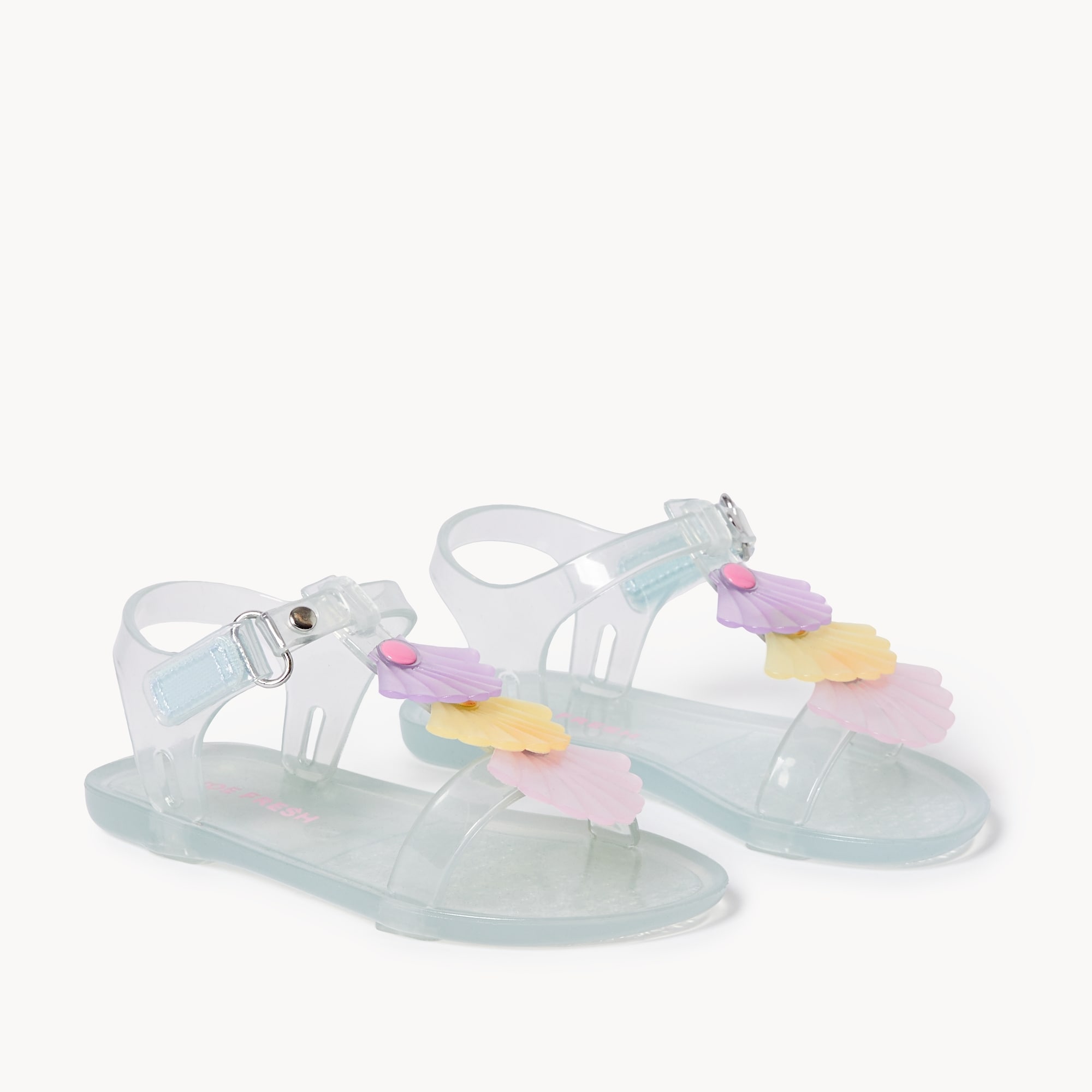 Toddler Translucent Jelly Slides Toddler Girls' Jelly Sandals In Light Blue  From Joe Fresh