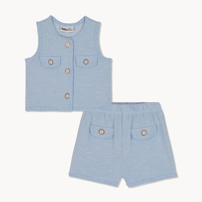 Ensemble boutonn 2pices, petites filles