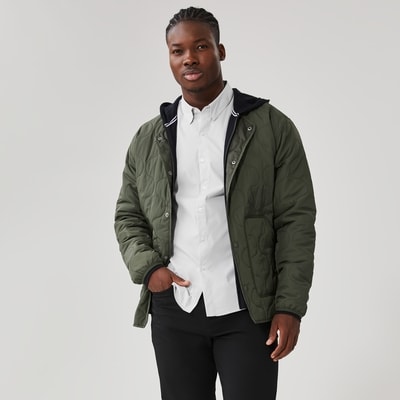 Veste sport matelassée PrimaLoftMD pour hommes - Olive Foncé