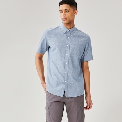 Men's Button-Down Shirt - Blue Mix