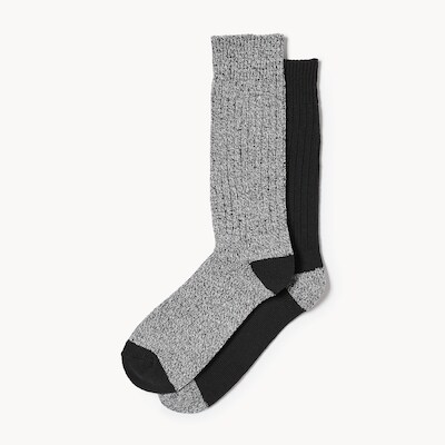 Men's 2 Pack Heavy Weight Boot Crew Socks