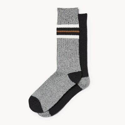 Men's 2 Pack Heavy Weight Crew Socks