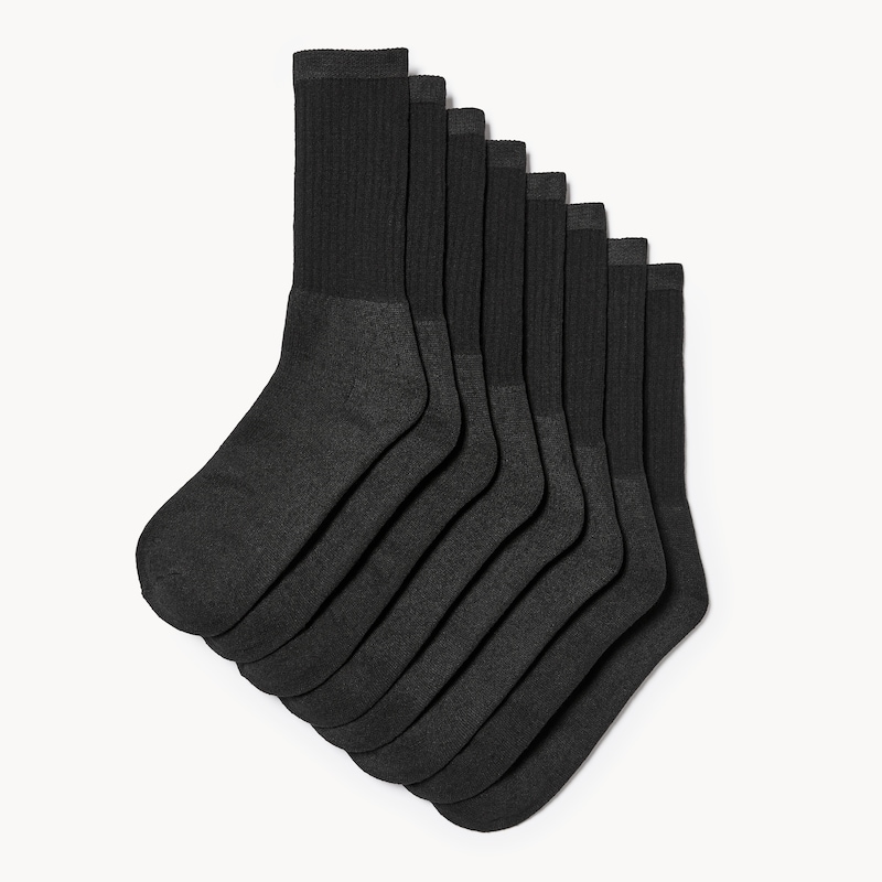 Men's 8 Pack Crew Socks