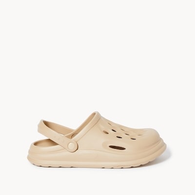 Men's Clog Shoes - Dark Sand