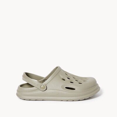 Men's Clog Shoes - Khaki Green