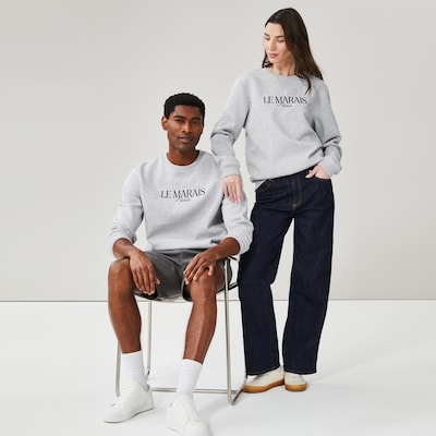 Adult Paris Le Marais Pullover - Grey Mix