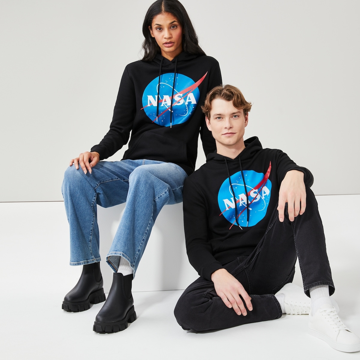 Adult Space Hoodie - Black