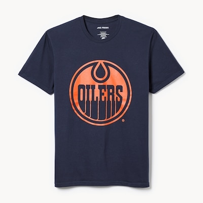 Joe Fresh T-shirt Oilers d’Edmonton de la LNH pour adultes 1 ea, 30,00 $/1ch